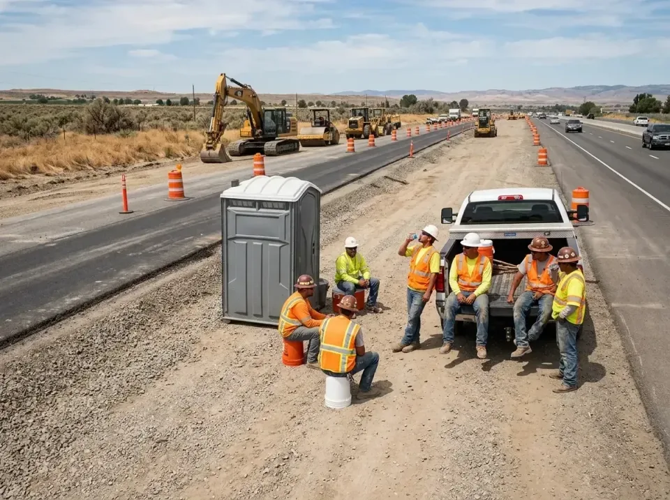 highway-road-construction-crew-007 — frequently asked questions, Porta Potty and Restroom Rentals in Pierre, SD